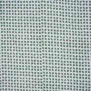 Pure Linen Hand Block Printed Sheen Green Floral Fabric for Couch Cover - Mandala