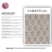 Handmade block print, Indian cushion cover, decorative curtains and table cloth, floral print pillow cover - TARANGNI