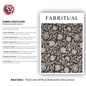 Thick Linen 58" Wide, hand block print, indian fabric, Craft Fabric, Home Decor, Linen Napkins, Organic Linen - Chakri