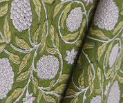 Linen Block Print Fabric 58 Inch Width Medium Weight Linen Natural Base Color Curtains and Drapes Upholstery Handmade Art Pillow Covers Tablecloths and Runners Bedding Tote Bag Lampshades Napkins by Fabritual