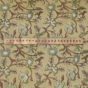 Linen Block Print Fabric Linen Blend 58 Inch Width Light Weight Linen Natural Base Color Curtains and Drapes Upholstery Handmade Art Pillow Covers Tablecloths and Runners Bedding Tote Bag Lampshades Napkins