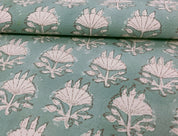 Boho-style floral print on thick linen for Indian handmade napkins and drapes
Floral Indian design on heavy linen for chair upholstery and living room 
Indian floral print on thick linen, ideal for farmhouse curtains and pillows
Thick block printed linen fabric, Indian floral pattern for rustic upholstery,