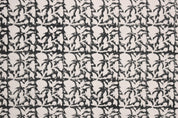 Block Printed Duck Canvas Black and Beige Floral Fabric for Cushion Covers & Sofa Decor – MIDNIGHT GUDHAL