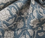 Linen Block Print Fabric Duck Canvas 50 Inch Width Medium Weight Linen Beige Base Color Upholstery Handmade Art Pillow Covers Tablecloths and Runners Bedding Tote Bag Lampshades Napkins by Fabritual