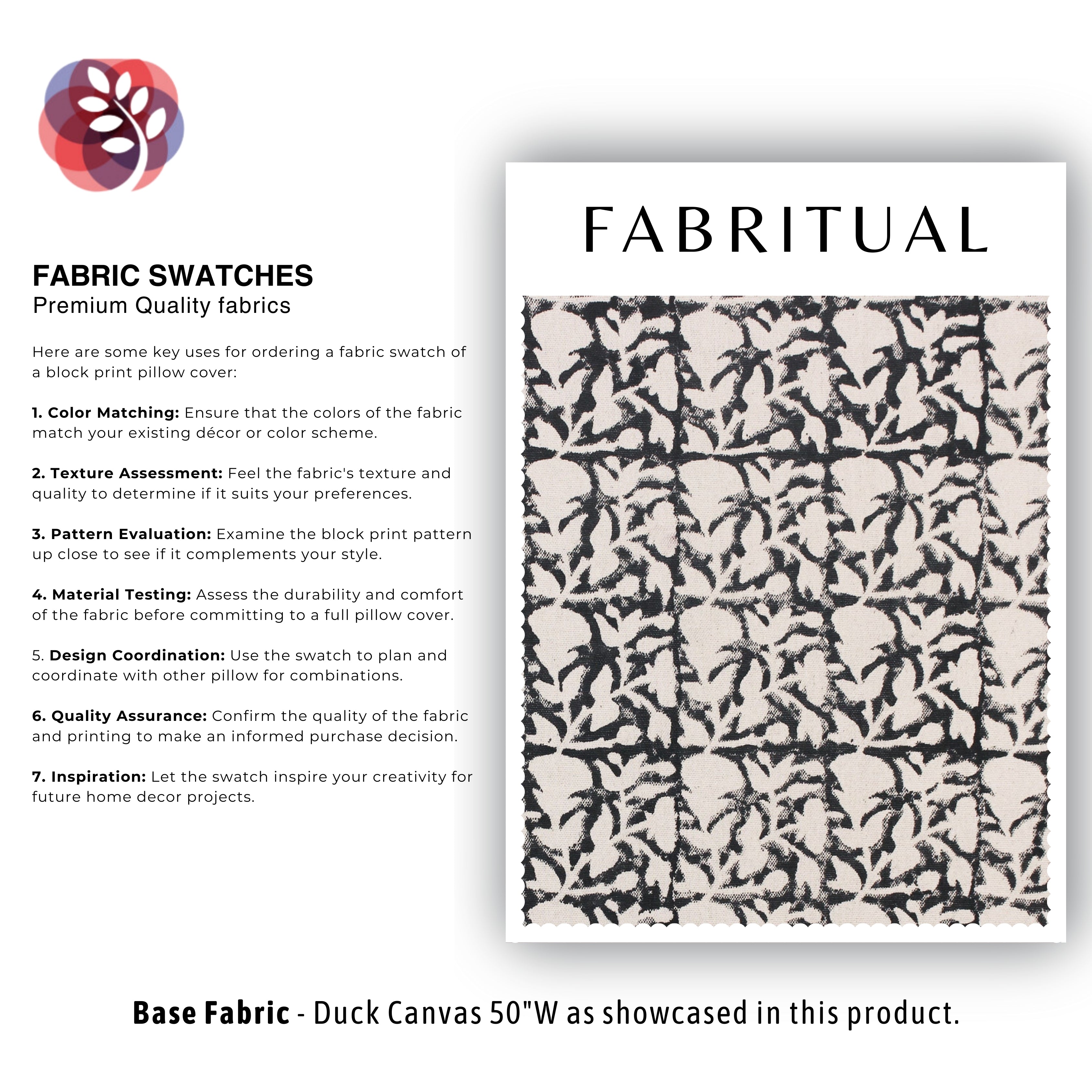 Block Print Linen Fabric, Midnight Gudhal  Handmade Floral Art Block Print Fabric, Indian Fabric, Fabrics By The Yard