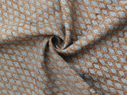 Fabritual Hand Block Printed 58&quot; Linen for Bohemian Chairs and Drapes, Pure Linen Fabric for Decorative Drapes and Farmhouse Chairs, Indian Textile Print Linen Fabric for Tablecloths and Pillow Covers.