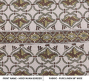 Hand block printed pure linen for rustic napkins and bedding
Traditional cotton fabric with Indian floral prints for home décor
Boho-inspired linen block print for farmhouse throws and table linen.