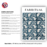 Block Print Linen Fabric, Kerry Jaal  Best Home Decor Linen, Summe Floral Pattern Hand Block Print Running Fabricnatural Fiber Fabric  Sold By The Yard, Upholstery
