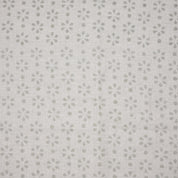 Handcrafted Gray Mini Rang Phool Print in Pure Linen Fabric 58" wide for Roman Shade