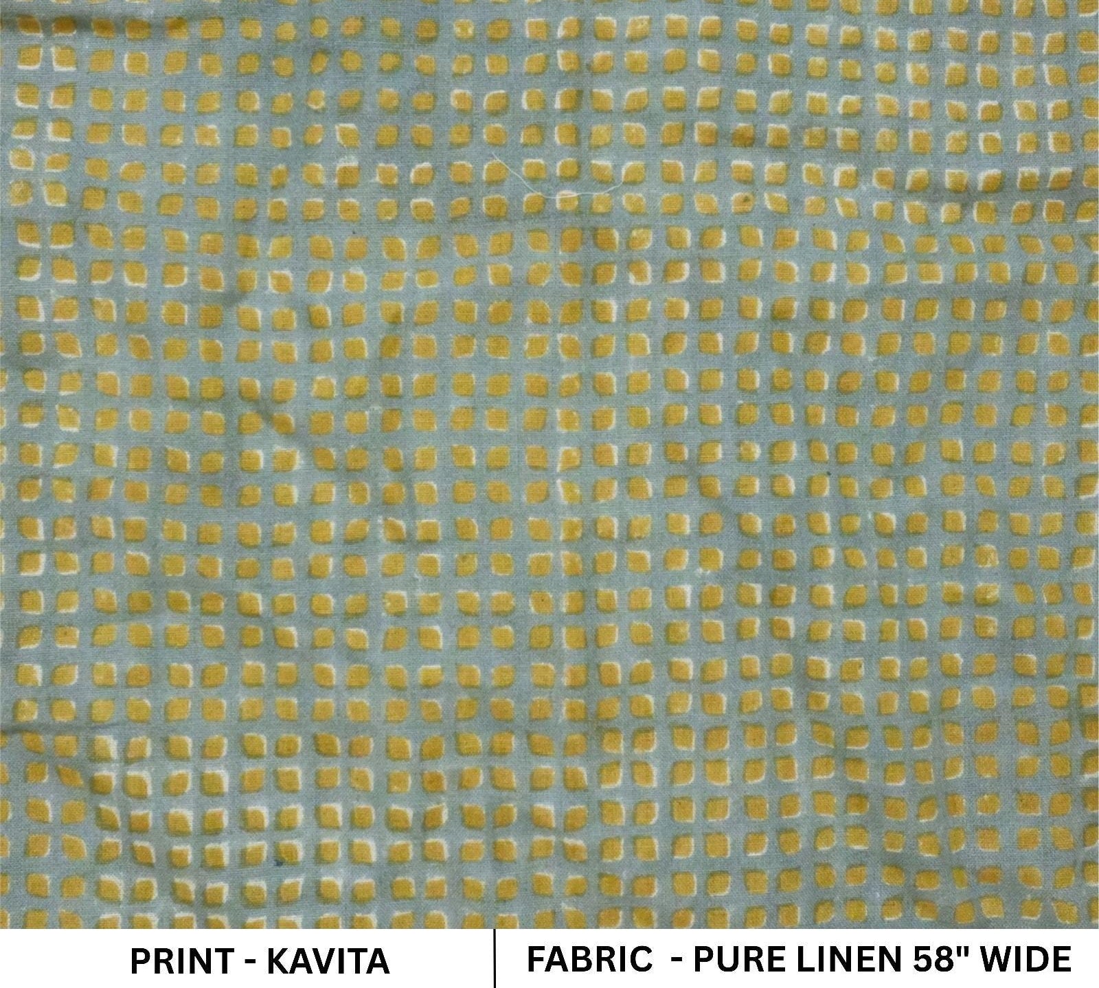 Heavyweight Linen Block Print Fabric, 58-Inch Wide, Ideal for Curtains and Upholstery Natural Linen Fabric with Hand Block Print, Suitable for Tablecloths and Pillow Covers Artisan Block Printed Heavy Linen in Neutral Base, Perfect for Home Decor Projects .
