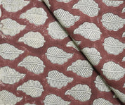 Linen Block Print Fabric Linen Blend 58 Inch Width Light Weight Linen Natural Base Color Curtains and Drapes Upholstery Handmade Art Pillow Covers Bedding Tote Bag Lampshades Napkins by Fabritual