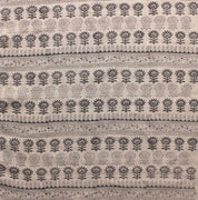 Eco Friendly Hand Block Print Brown Thick Linen Fabric - Surajmukhi