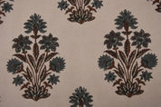 Aristan Handcrafted Block Print Gray Duck Canvas  Fabric – Morpankh