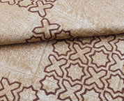 Aristan Handmade Block Print Pure Linen  Fabric - XOXO