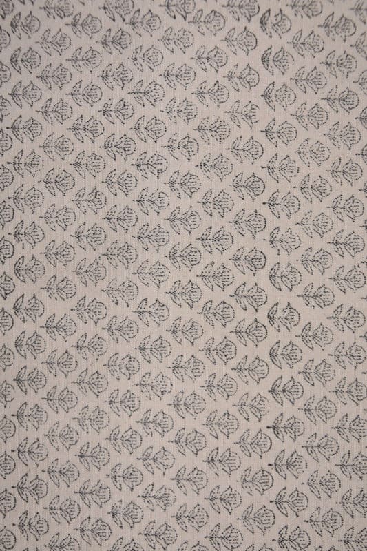Artisan Woven Hand Block Print Mustard Duck Canvas Fabric - Tarangni