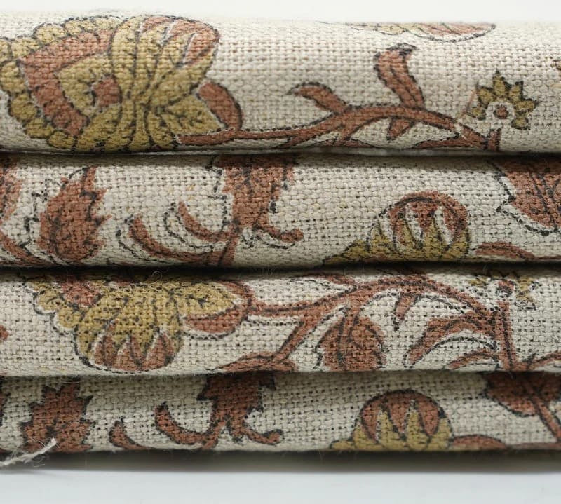 BlockPrint-Green_BrownLinenFabric-Madhubala_3.jpg