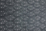 Block Print Dusty Blue Floral Boho Linen Fabric – Neel Gagan