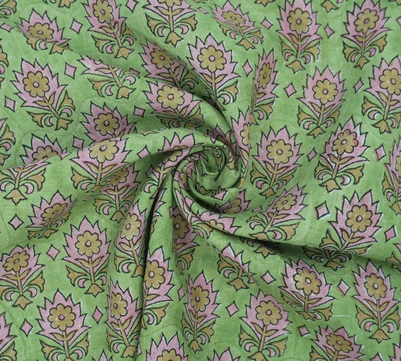BlockPrintGreenFloral-PureLinenCurtainsFabric-Kusum_18.jpg
