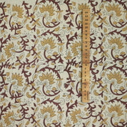 Block Print Handmade Floral Linen Fabric for Couch – Fulwari