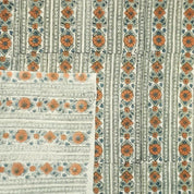 Block Print Linen Handmade Decorative Fabric For Home – Floral Bagh