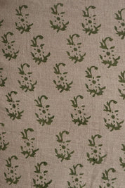 Block Print Linen Throw Curtains Fabric for Living Room - Patjhad