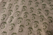 Block Print Linen Throw Curtains Fabric for Living Room - Patjhad