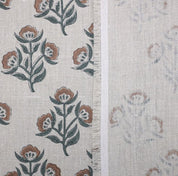 Block Printed Boho Linen Fabric for Cushions – Baelpatra