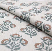 Block Printed Boho Linen Fabric for Cushions – Baelpatra