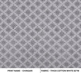 Hand Block Print Thick Cotton fabric CHINGARI