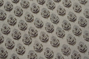 Craft made Hand Block print Thick Linen Fabric -Chui Mui