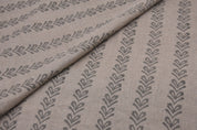 Hand block print thick linen 58" wide, linen fabric, hand block linen for decorative cushions and pillows, linen napkins - TRIBAL ARROW