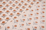 Duck canvas 50" W, floral handmade art, cushion fabric, block print fabric, decorative cushions, linen fabric - PUKHRAJ