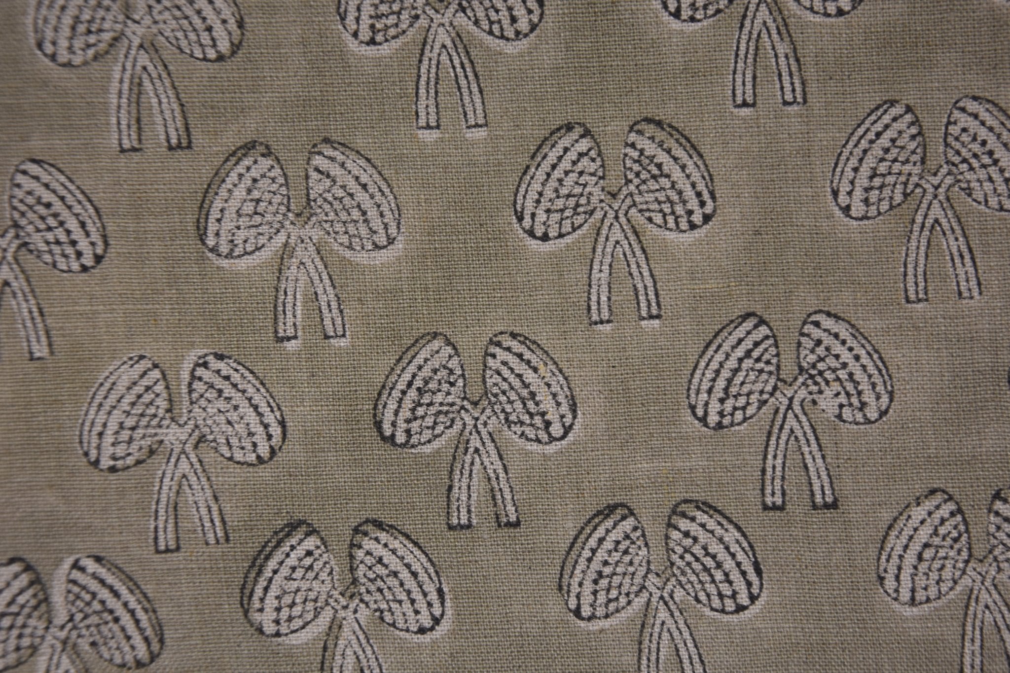 Fabric for window curtains, pure linen 58" wide, premium fabric for pillow cover, cushion cover, table napkins - MASHROOM