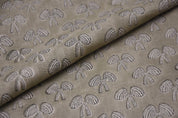 Fabric for window curtains, pure linen 58" wide, premium fabric for pillow cover, cushion cover, table napkins - MASHROOM