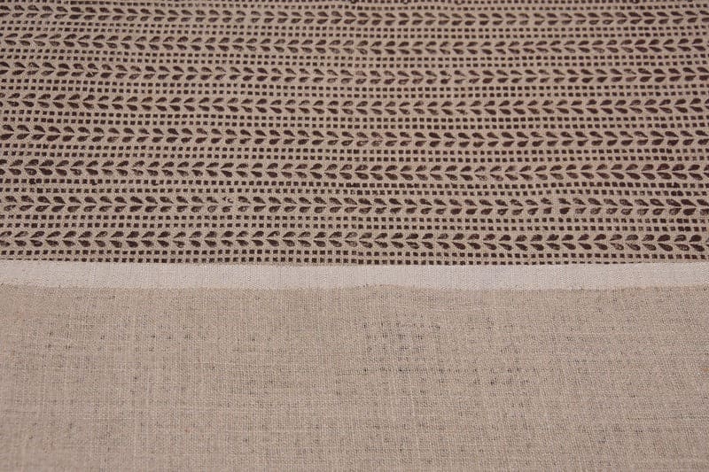 Hand Block Print Visceous Thick Linen Fabric For Interior - Ratanbel