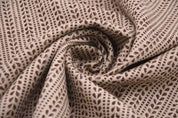Hand Block Print Visceous Thick Linen Fabric For Interior - Ratanbel