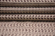 Hand Block Print Visceous Thick Linen Fabric For Interior - Ratanbel