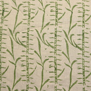 Handcrafted Block Print Pure Linen Fabric Home Decor - Sugarcane