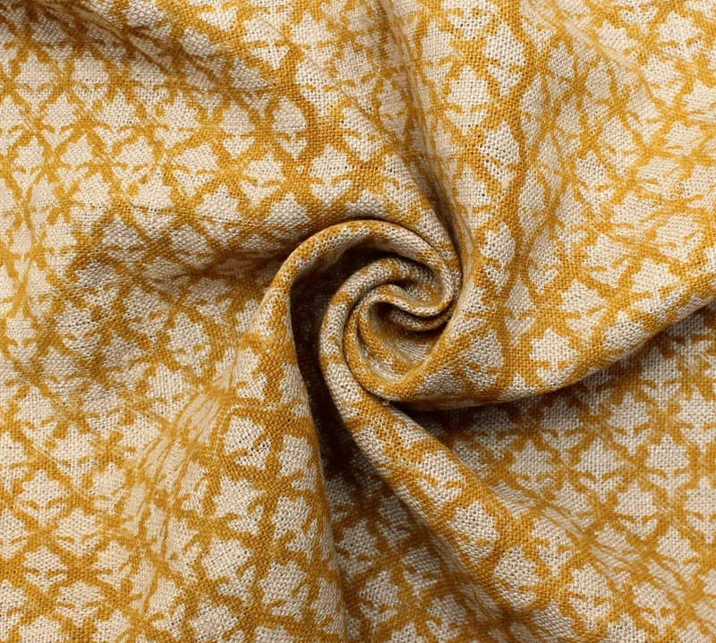 FloralBlockPrint-MustardThickLinenFabric-PinkcityJaal_2.jpg
