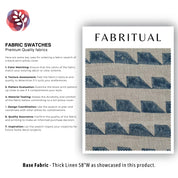 Guru Shikher Fabric  Indian Handloom, Natural Heavy Geometric Fabric, Block Print Linen, Pillow Covers, Upholstery