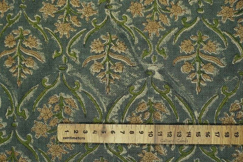 Premium Block Print Fabric for Cushion Covers Case - Vishalpushp