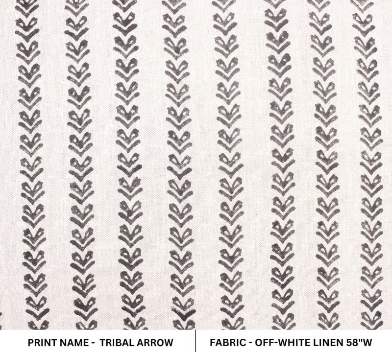 Hand-BlockPrintGraniteGrey-OffWhiteLinenFabric-TribalArrow_1.jpg