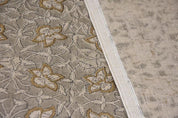 Hand Block Brown & Pink Linen Fabric for Cushions – Chudamani