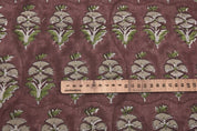Hand Block Floral Linen Fabric for Cushion Covers – Mormukut