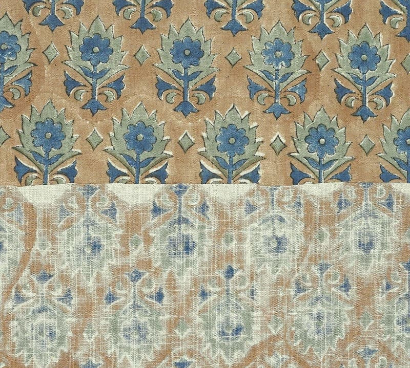 HandBlockPrint-BlueFloralLinenNaturalFabric-Kusum_2.jpg