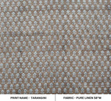 Premium Hand Block Print Fabric For Interior Desgin - Tarangini