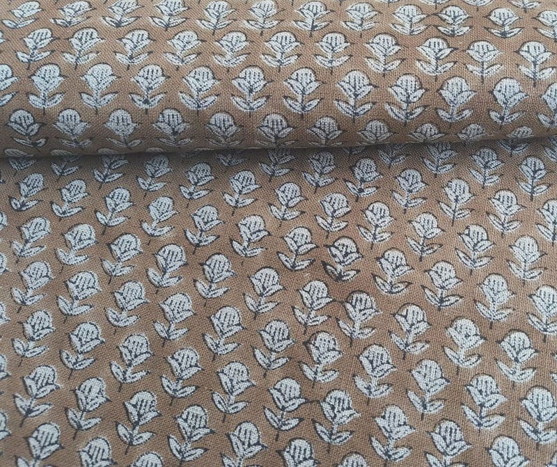 Premium Hand Block Print Fabric For Interior Desgin - Tarangini