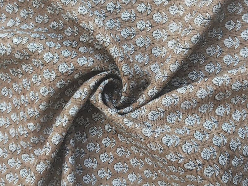 Premium Hand Block Print Fabric For Interior Desgin - Tarangini