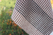 Thick Linen Hand block print Fabric For Curtains design - Amayra