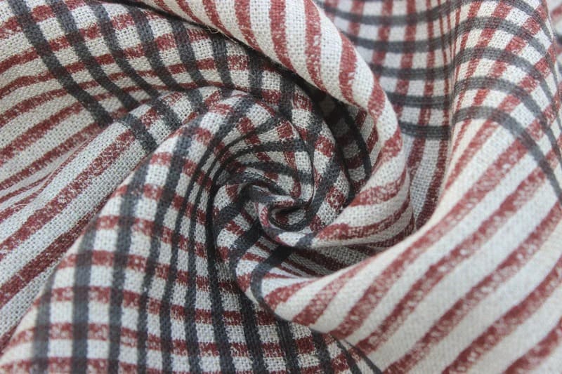 Thick Linen Hand block print Fabric For Curtains design - Amayra